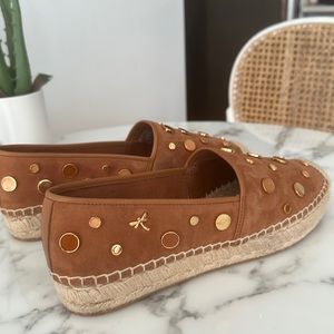 Never worn, Tory Burch suede and leather espadrilles!!